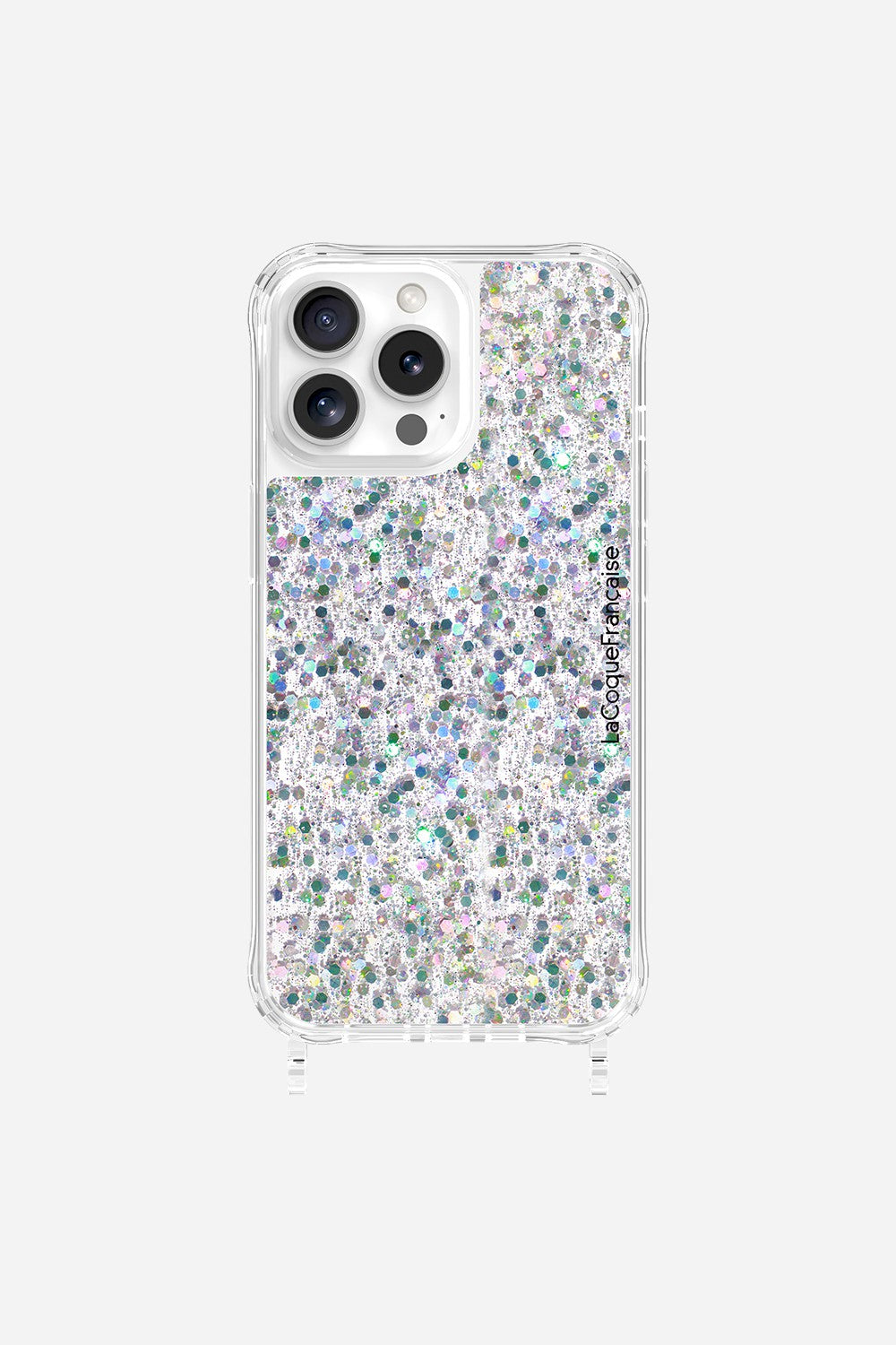 Coque Anneaux Paillettes Holographique