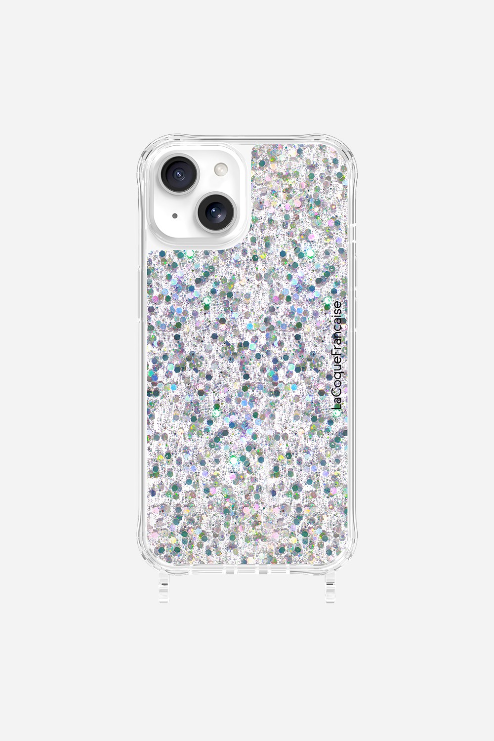 Coque Anneaux Paillettes Holographique