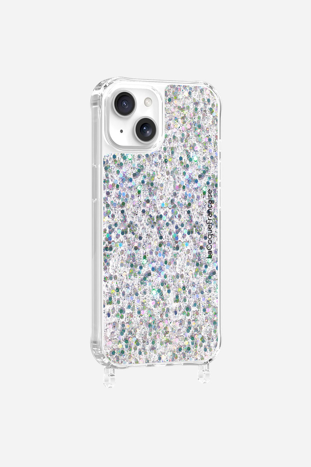 Coque Anneaux Paillettes Holographique
