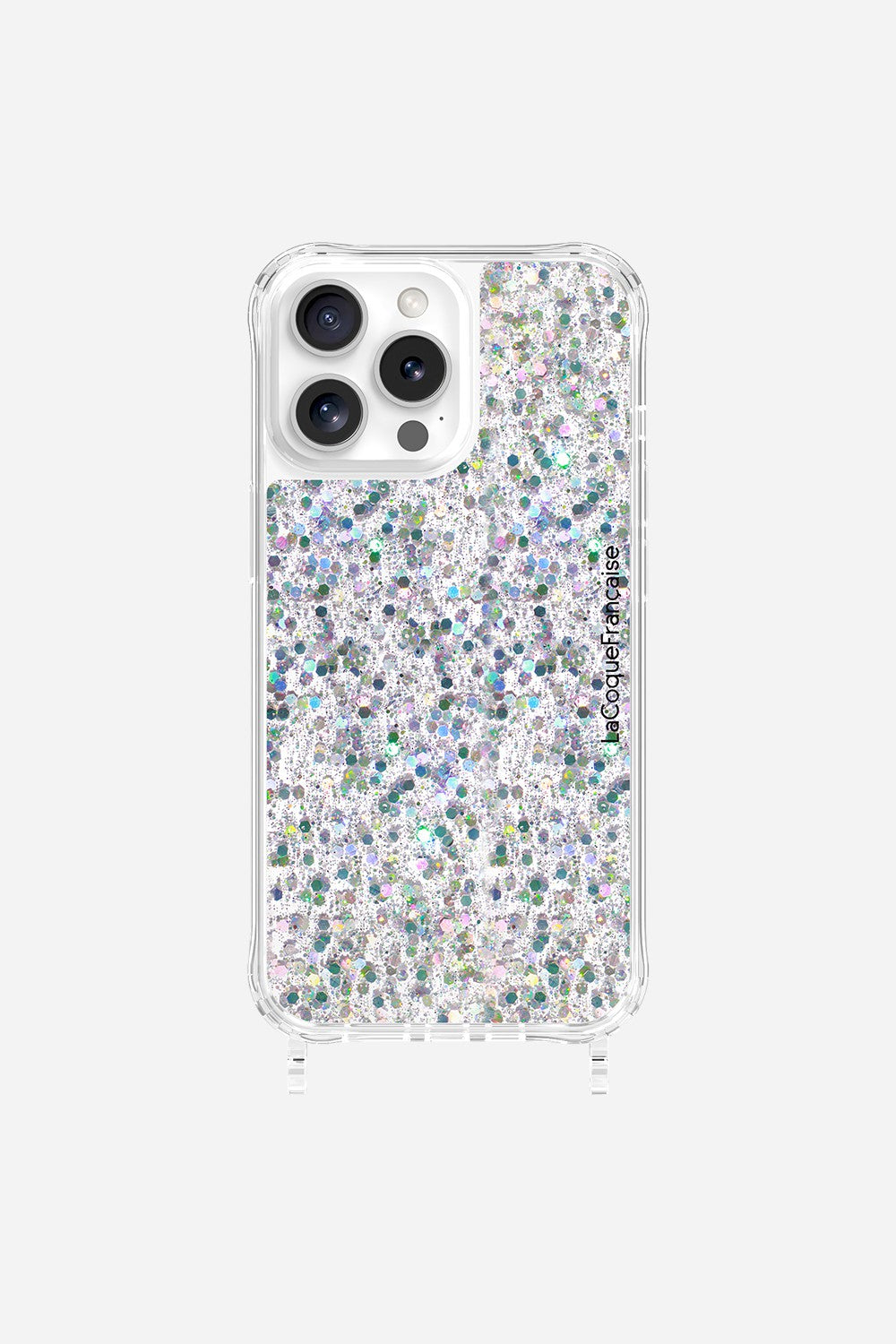 Coque Anneaux Paillettes Holographique