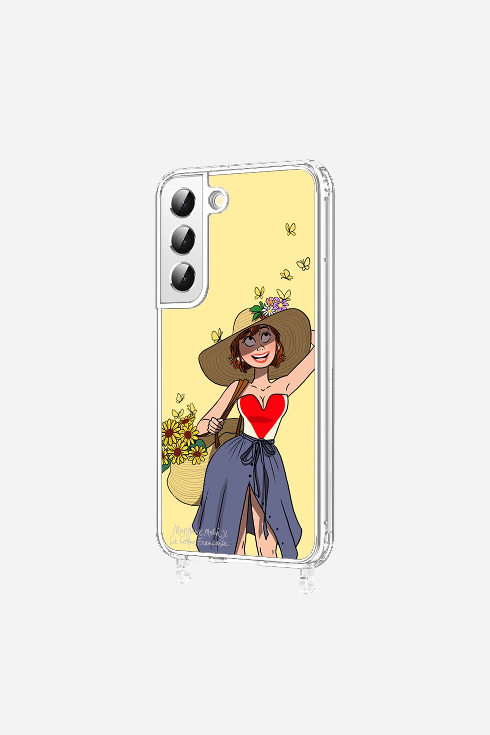 Coque LCF X MARGAUX MOTIN Anneaux Imprime Flower Power