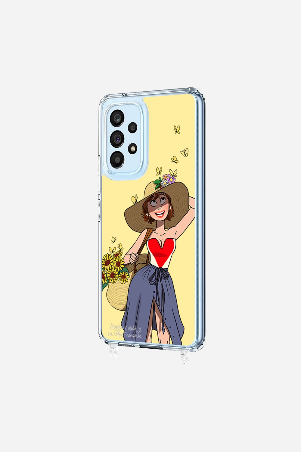Coque LCF X MARGAUX MOTIN Anneaux Imprime Flower Power