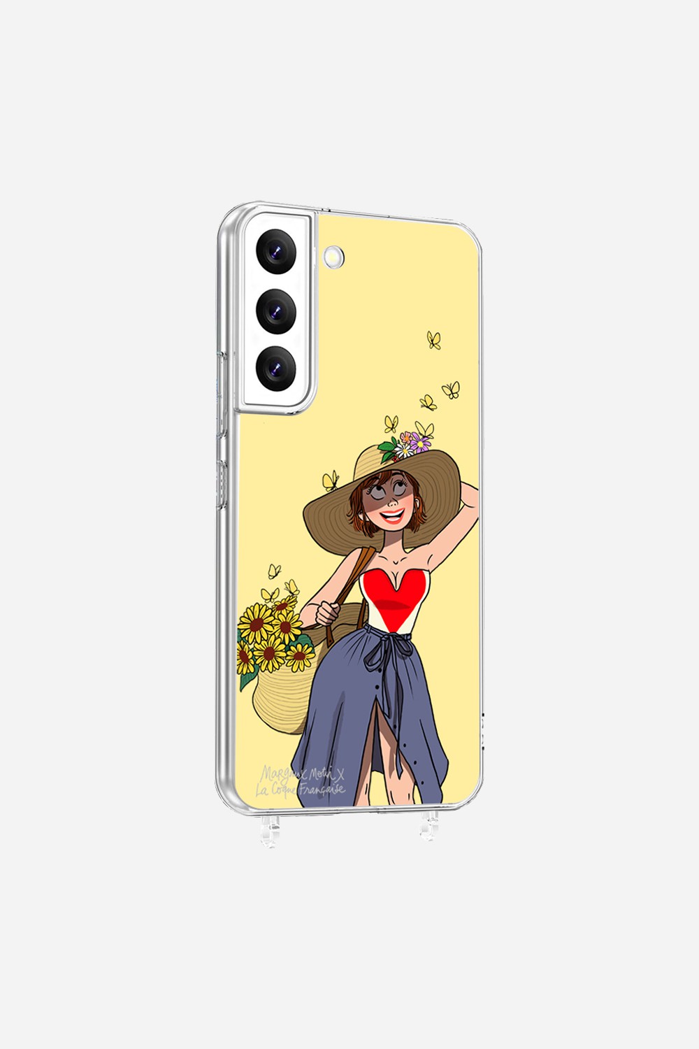 Coque LCF X MARGAUX MOTIN Anneaux Imprime Flower Power