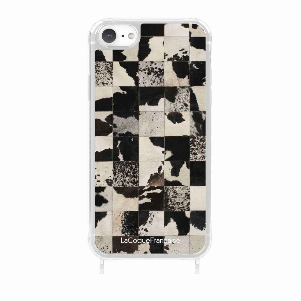 Cow Mosaic Printed Rings Case