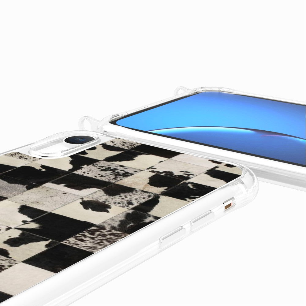 Coque Anneaux Imprimee Mosaique Vache