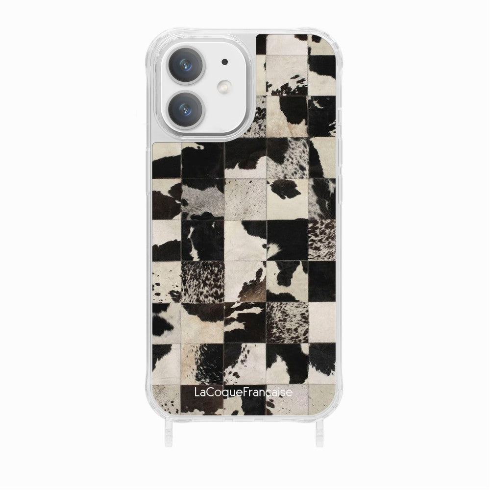 Cow Mosaic Printed Rings Case
