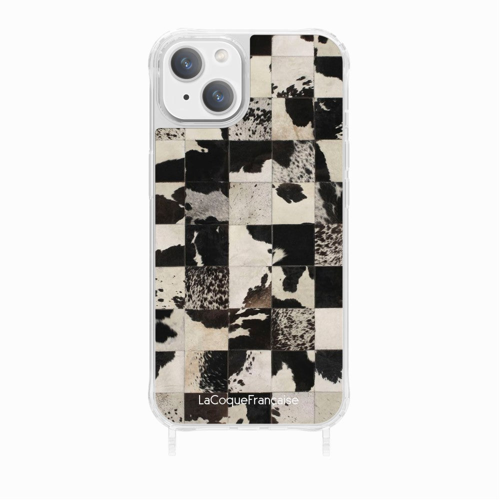 Cow Mosaic Printed Rings Case