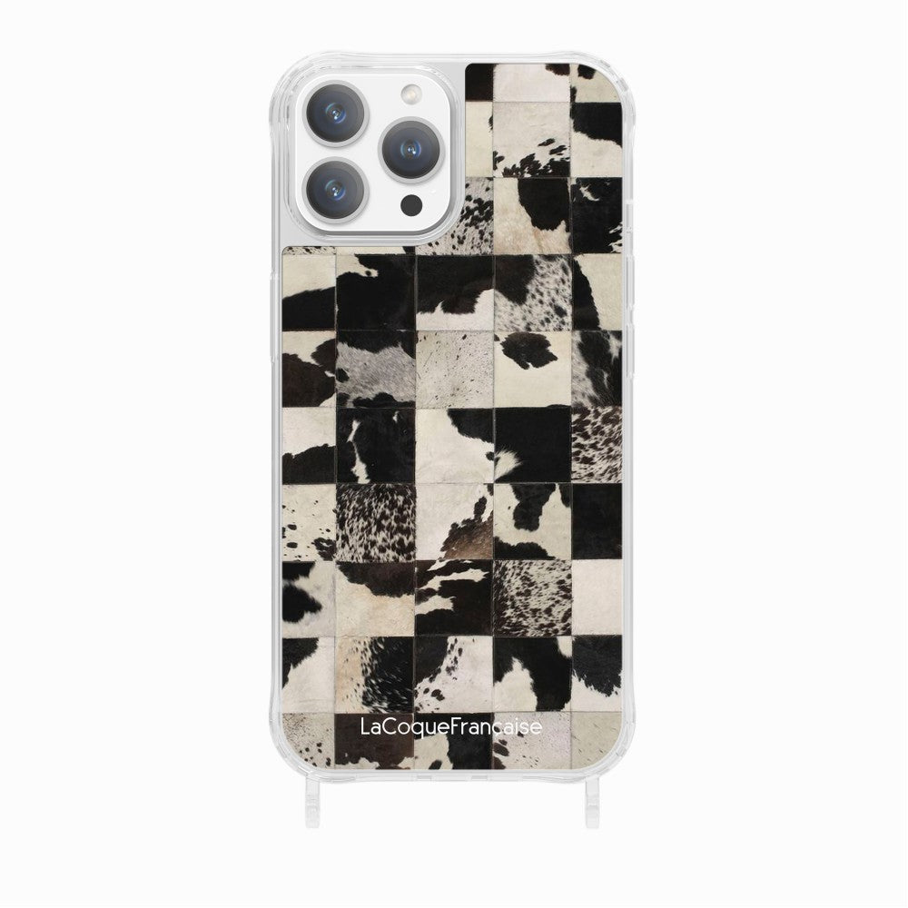 Cow Mosaic Printed Rings Case