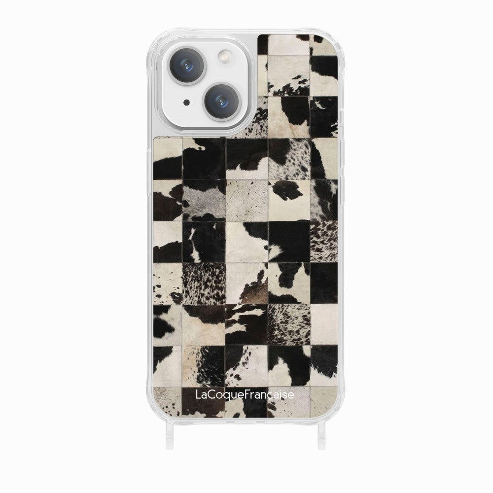 Cow Mosaic Printed Rings Case