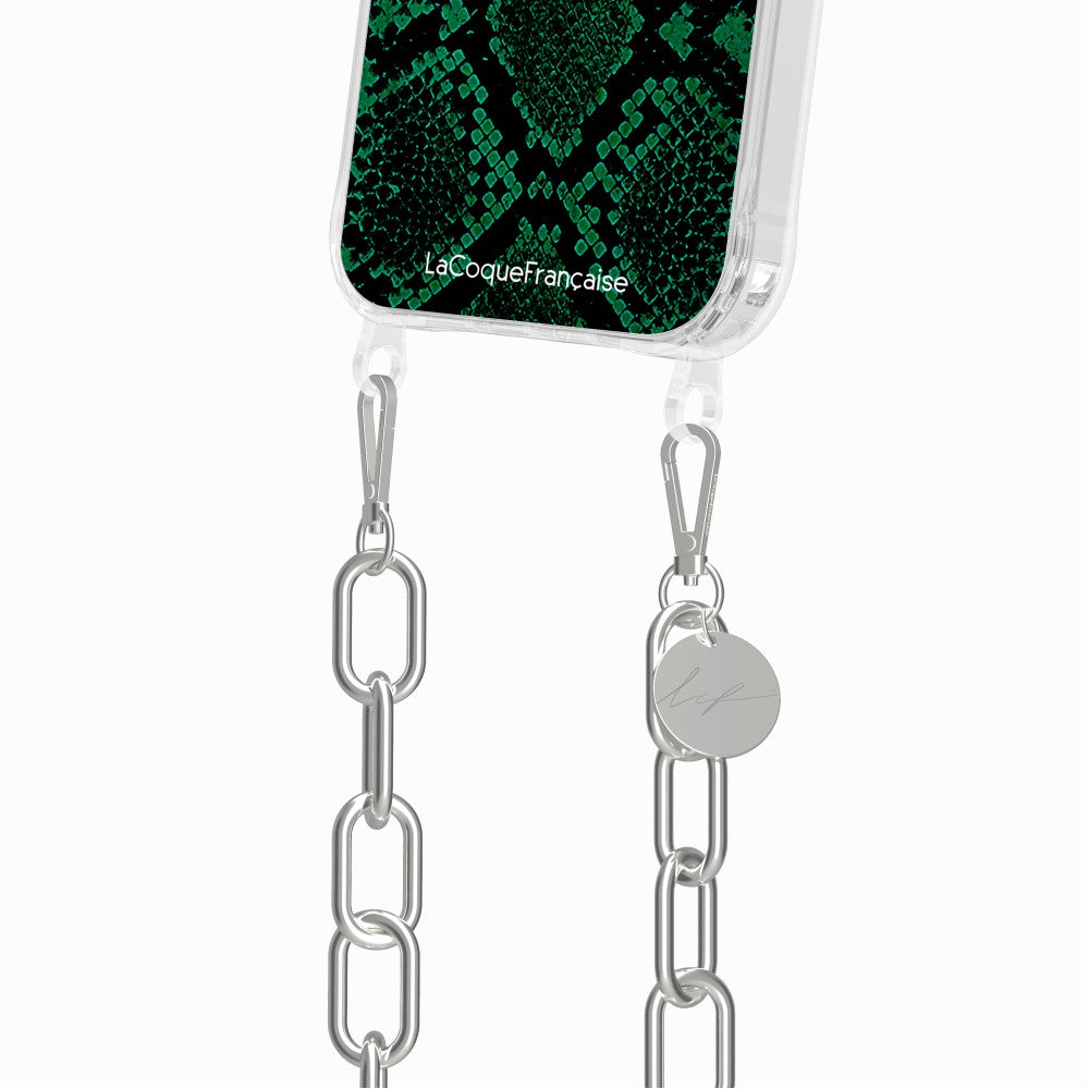 Coque Anneaux Imprimee Python Vert