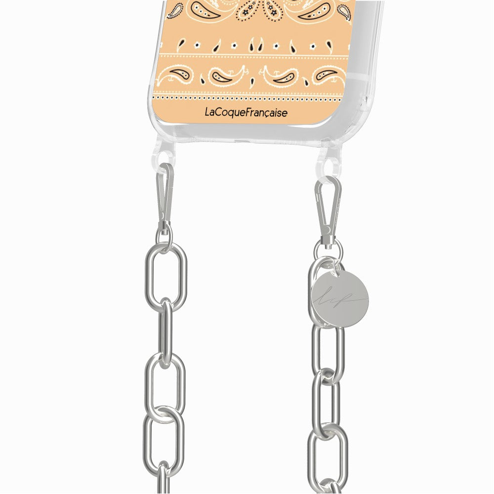 Coque Anneaux Imprimee Bandana Beige - 90