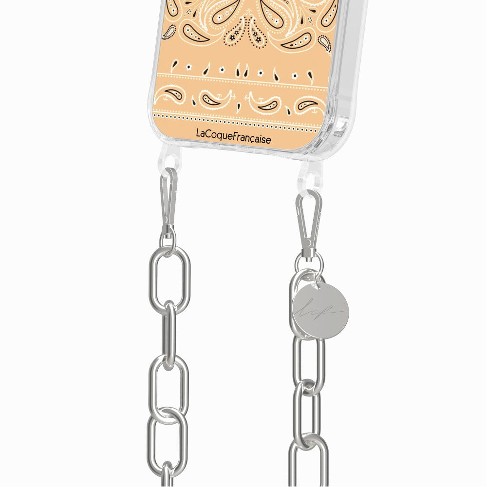 Coque Anneaux Imprimee Bandana Beige - 66