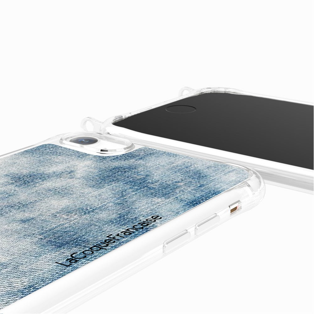 Coque Anneaux Imprimee Jean Bleu