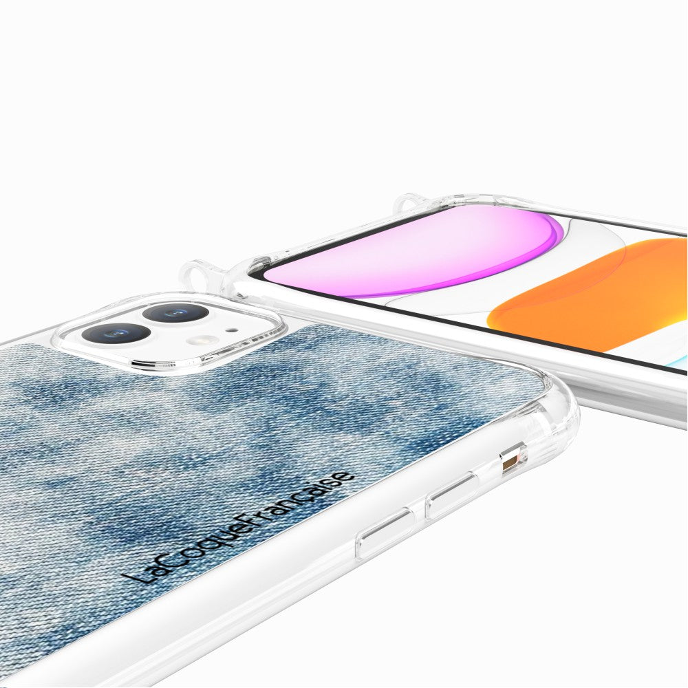 Coque Anneaux Imprimee Jean Bleu