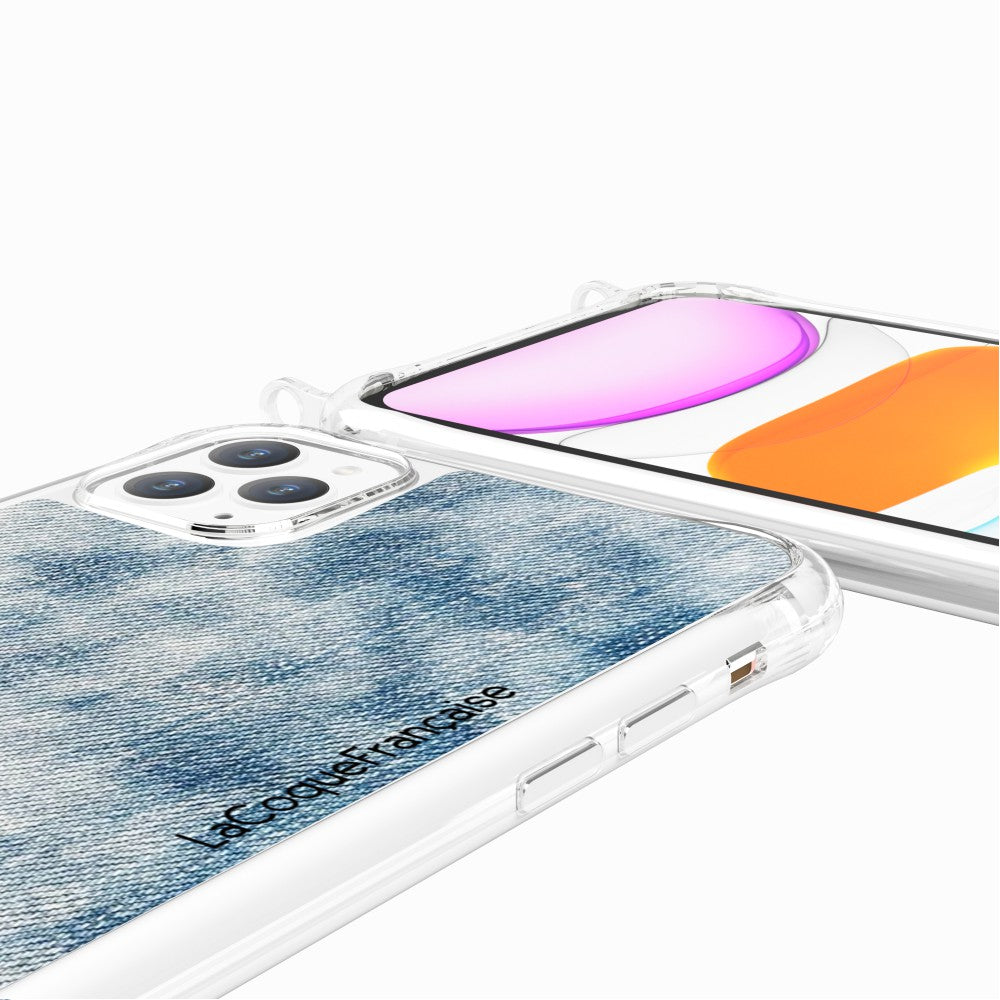 Coque Anneaux Imprimee Jean Bleu