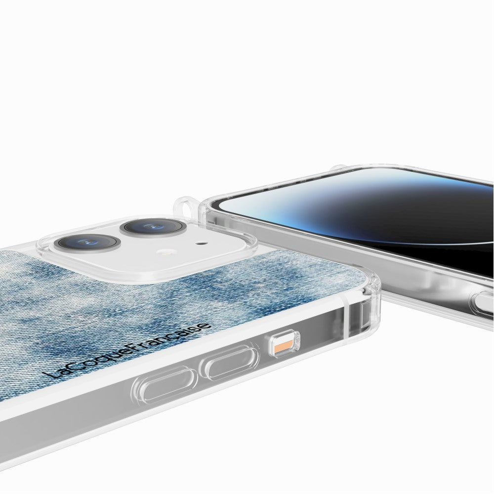 Coque Anneaux Imprimee Jean Bleu
