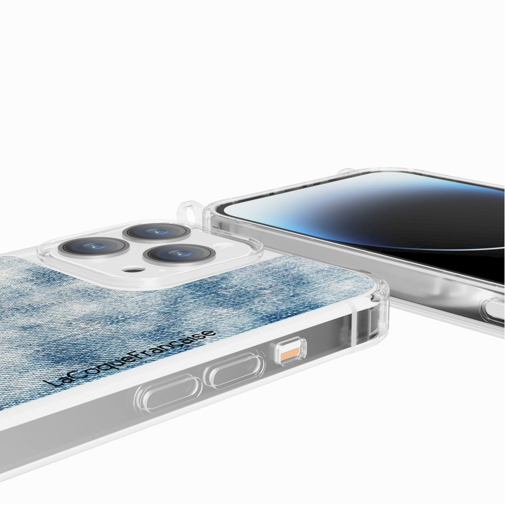 Coque Anneaux Imprimee Jean Bleu