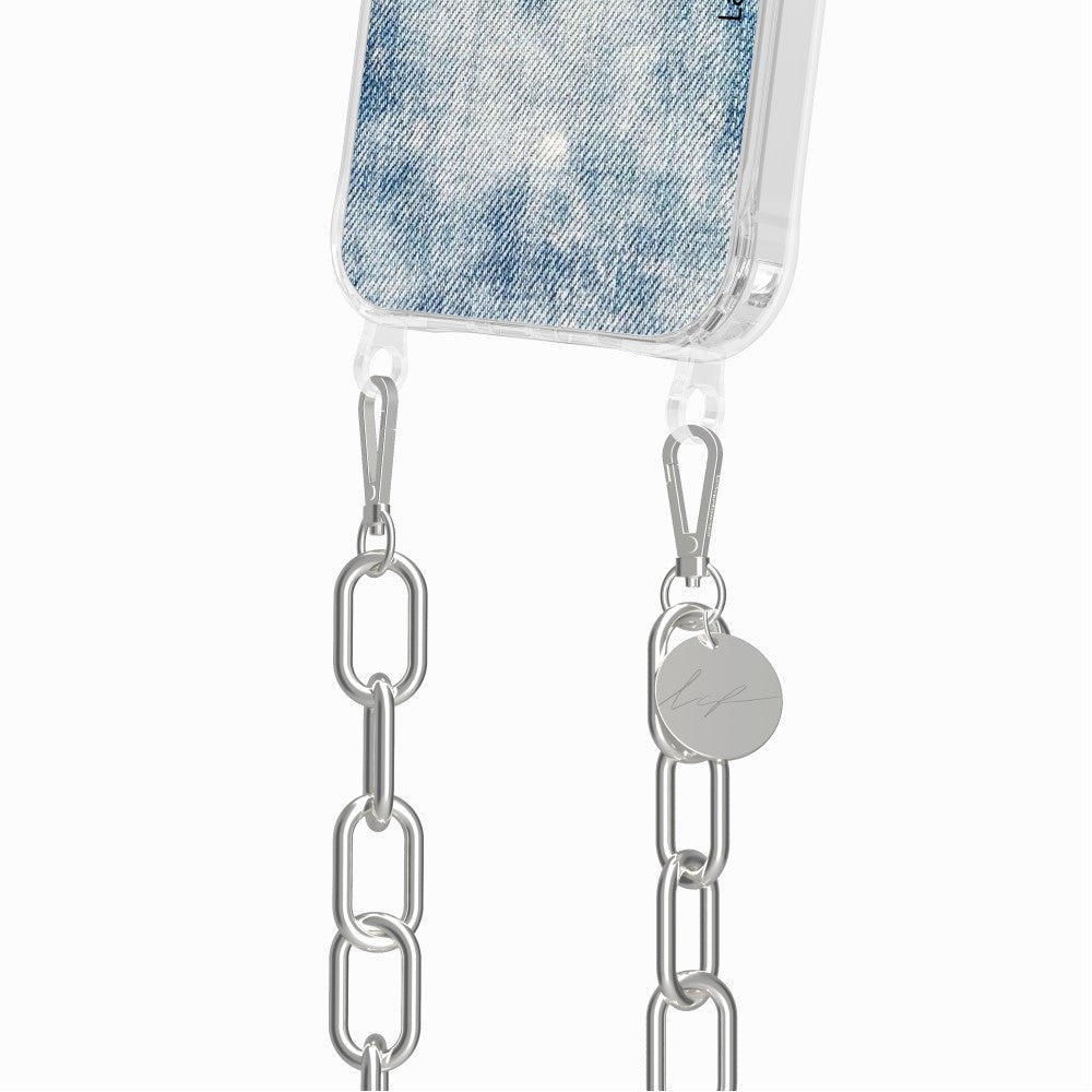 Coque Anneaux Imprimee Jean Bleu