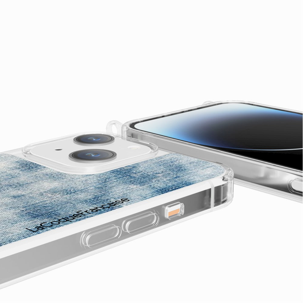 Coque Anneaux Imprimee Jean Bleu