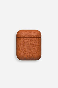 Coque Airpods Cuir Camel