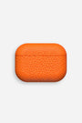 Coque Airpods Pro Cuir Orange