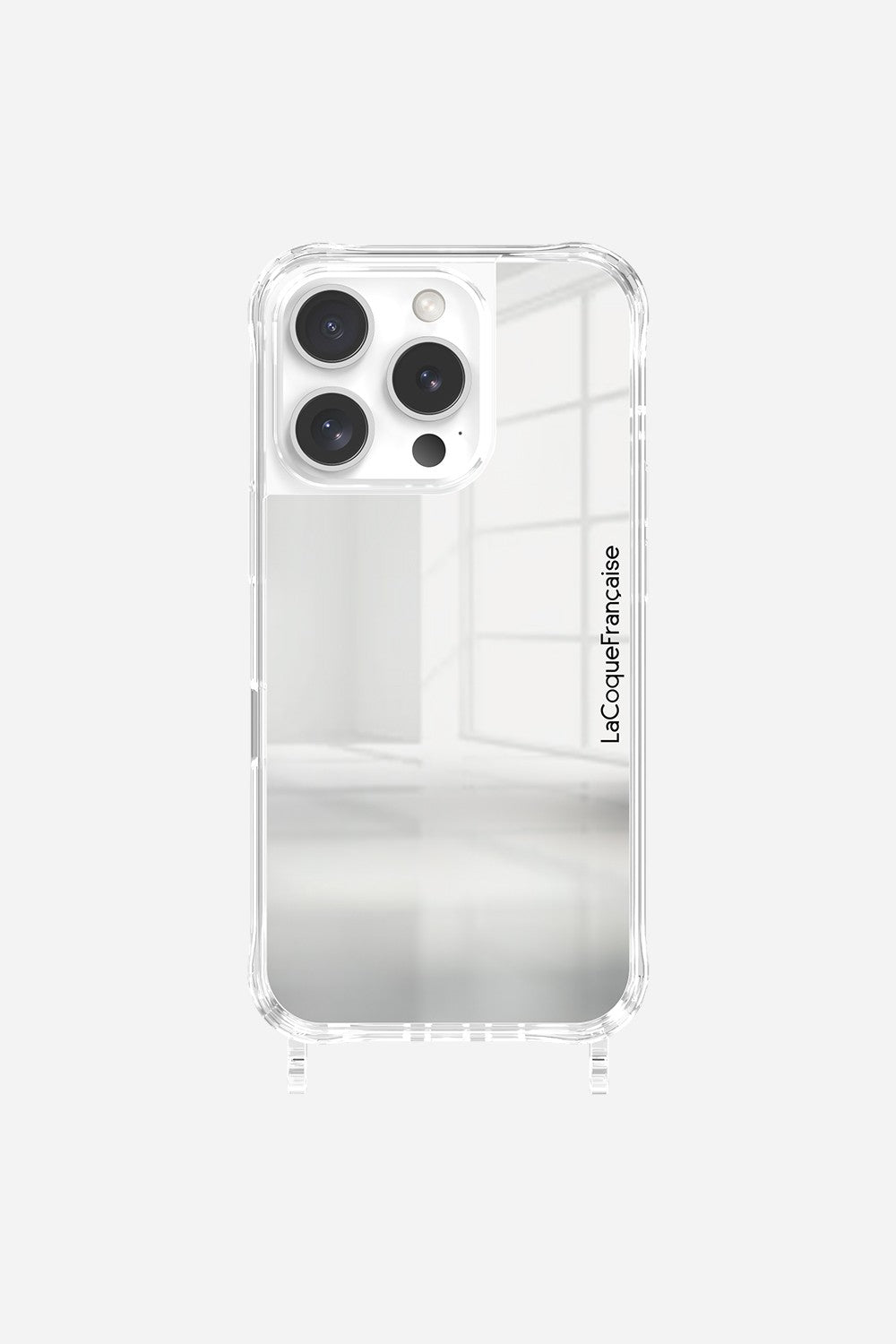 Coque Anneaux Miroir Argent