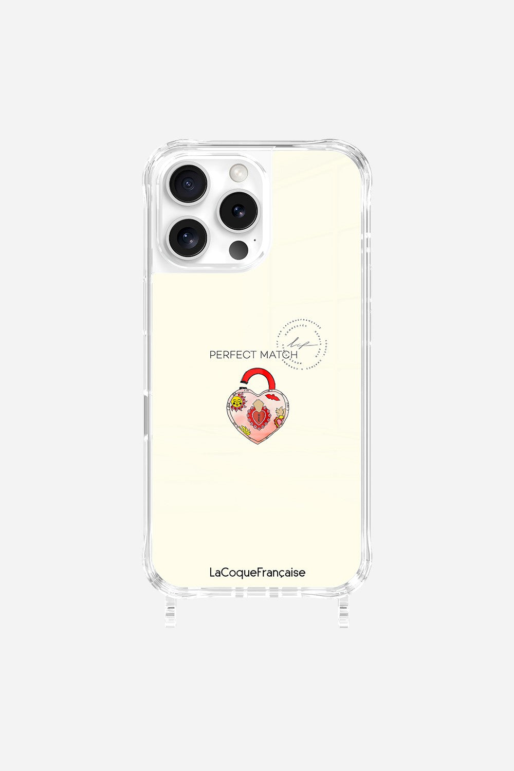 Coque Anneaux Imprimee Cadenas Coeur - 62