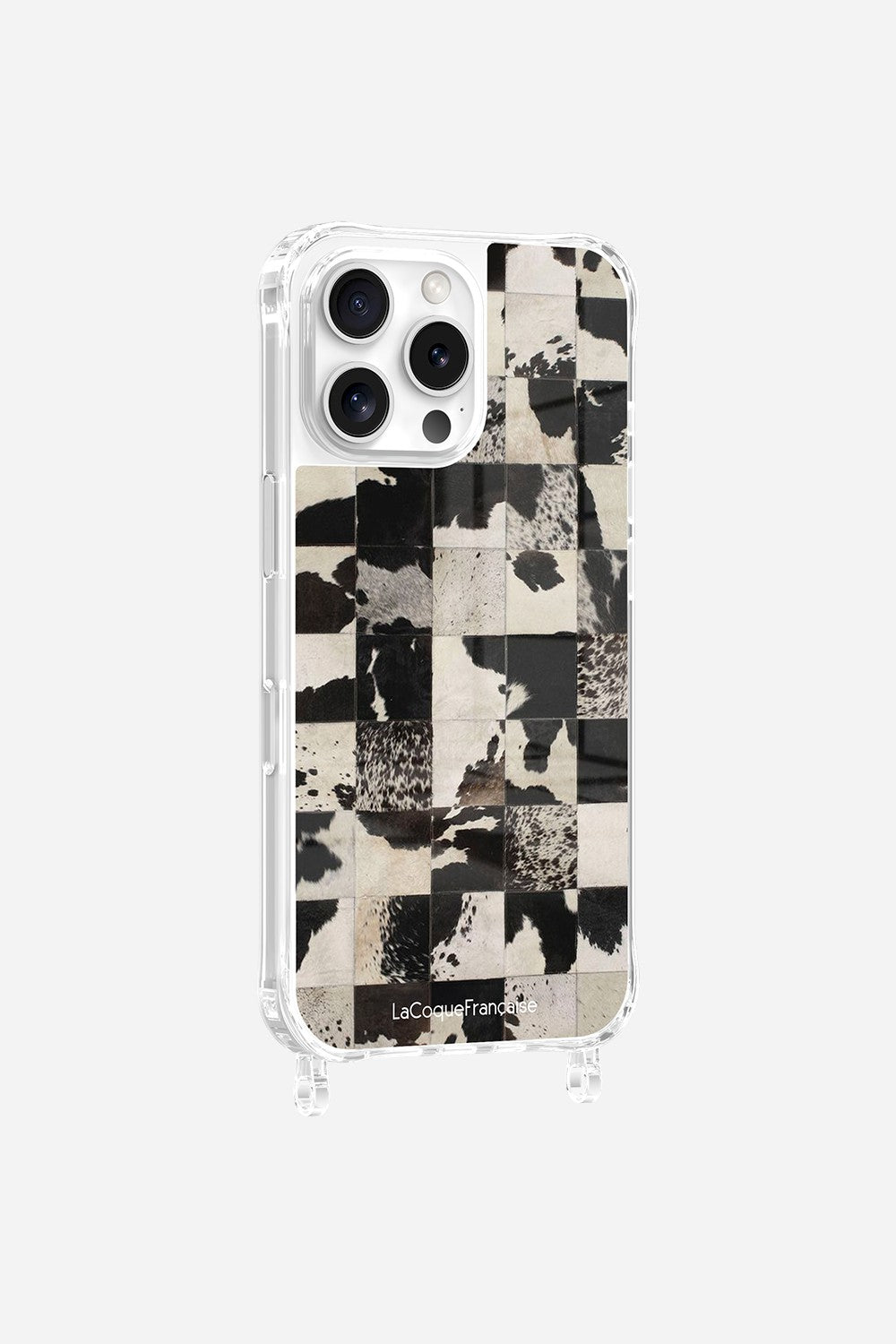 Coque Anneaux Imprimee Mosaique Vache