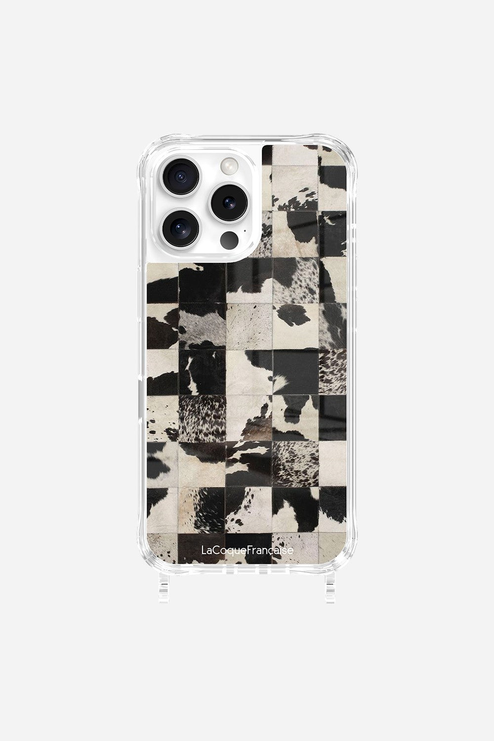 Coque Anneaux Imprimee Mosaique Vache