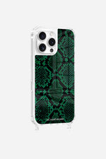 Coque Anneaux Imprimee Python Vert - 19