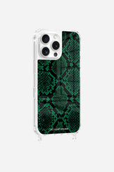 Coque Anneaux Imprimee Python Vert - 19