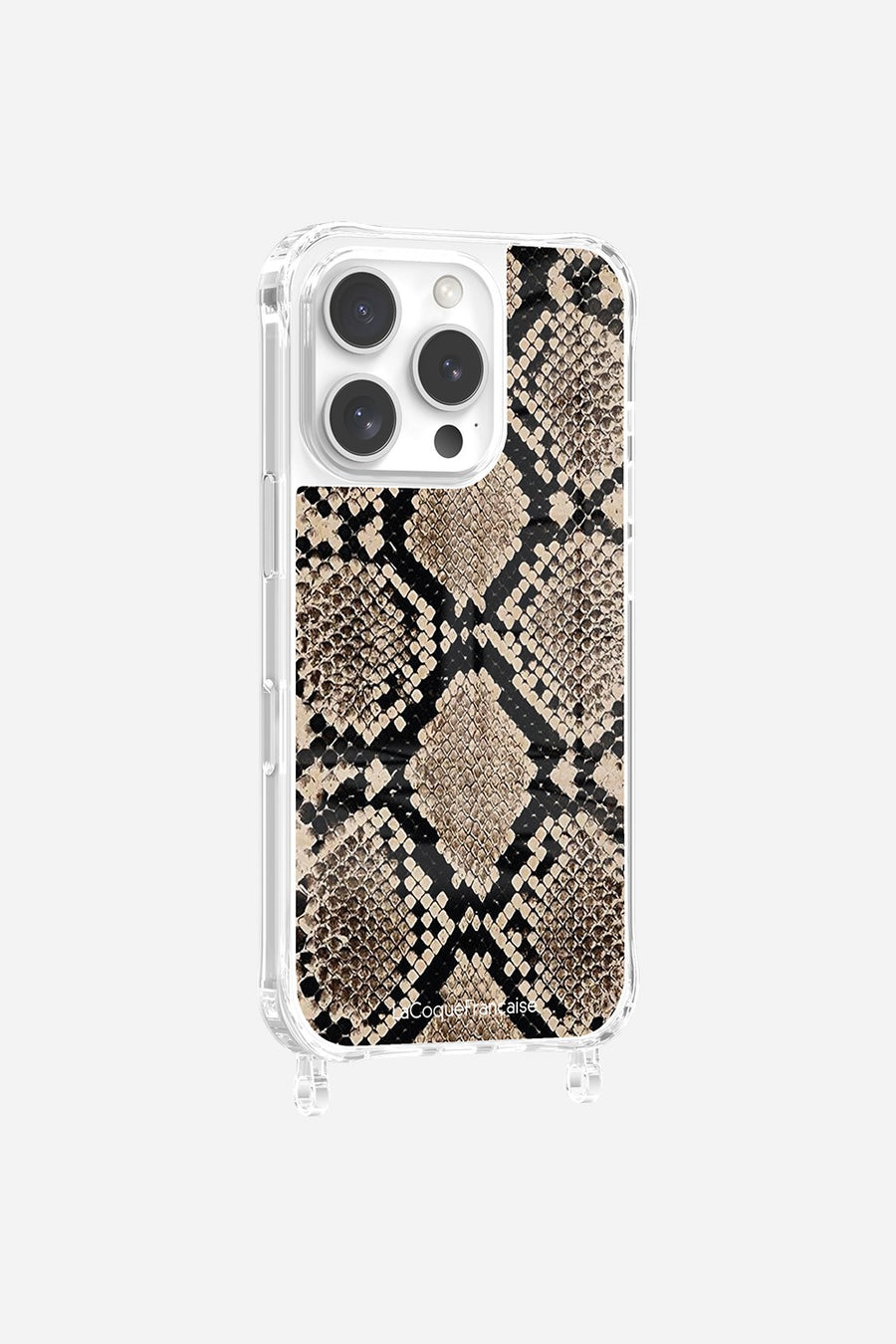 Coque Anneaux Imprimee Python Beige - 4