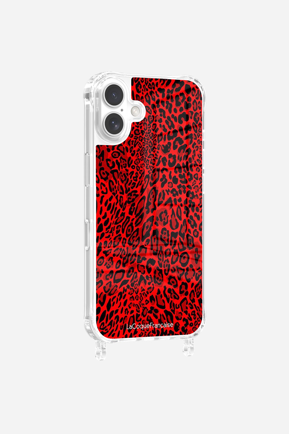 Red Leopard Print Ring Case