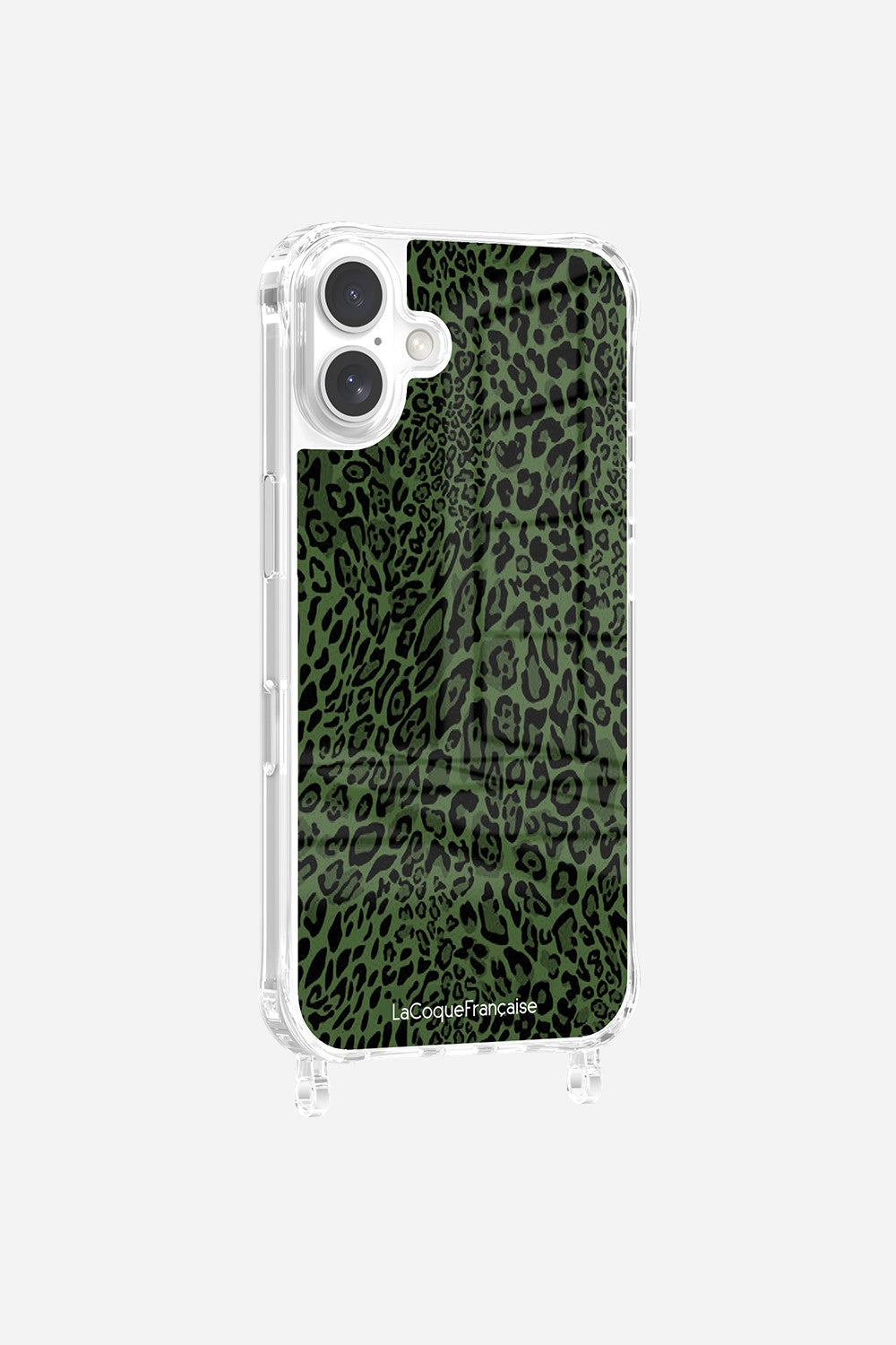 Green Leopard Print Ring Case