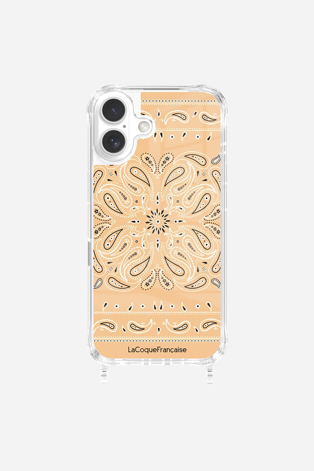 Coque Anneaux Imprimee Bandana Beige