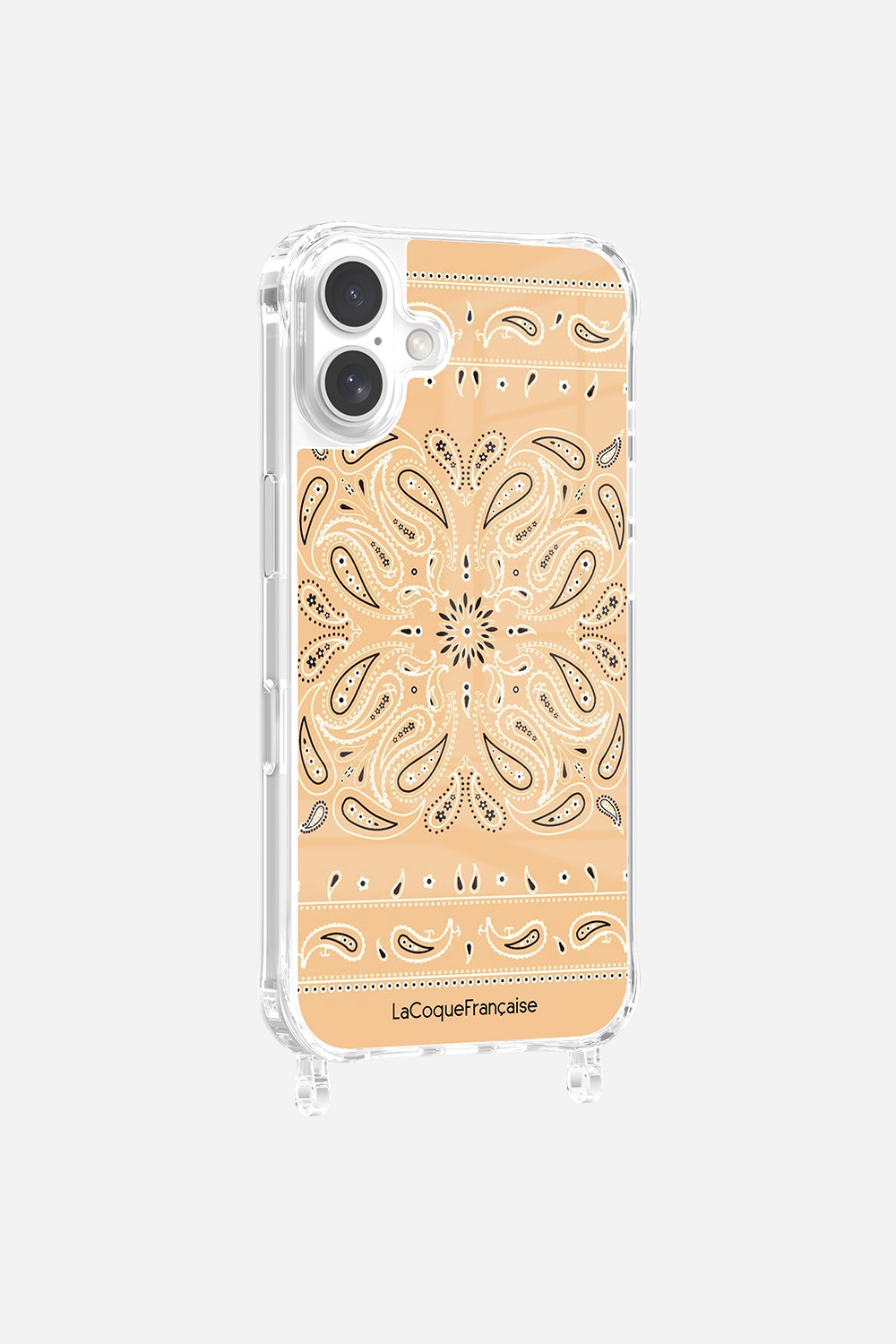 Coque Anneaux Imprimee Bandana Beige