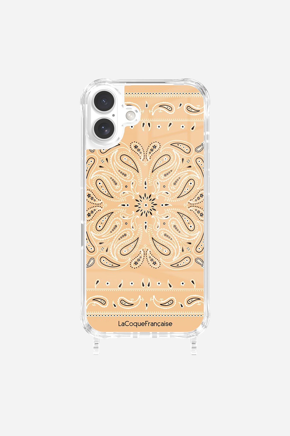 Coque Anneaux Imprimee Bandana Beige