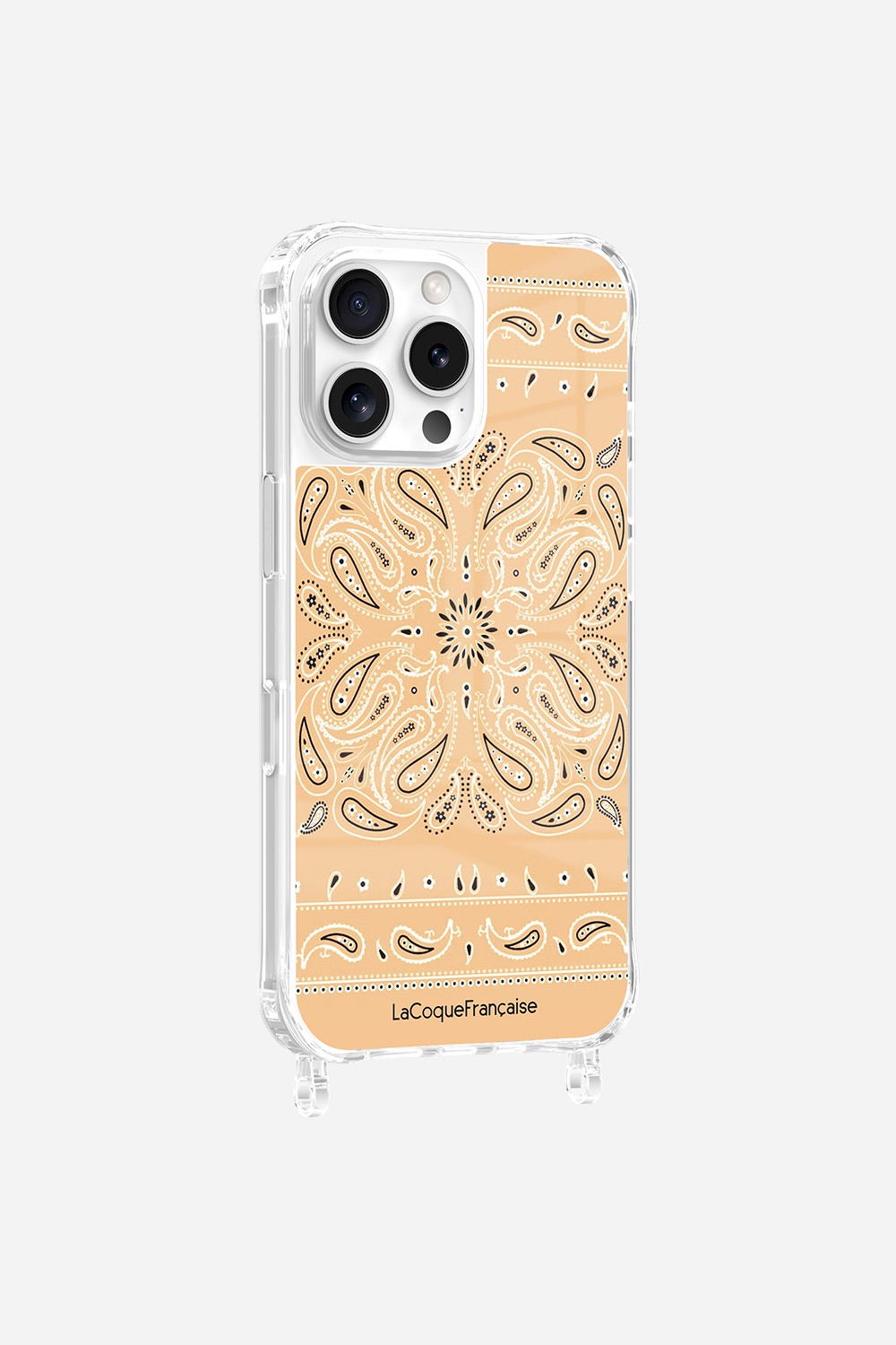 Coque Anneaux Imprimee Bandana Beige - 3