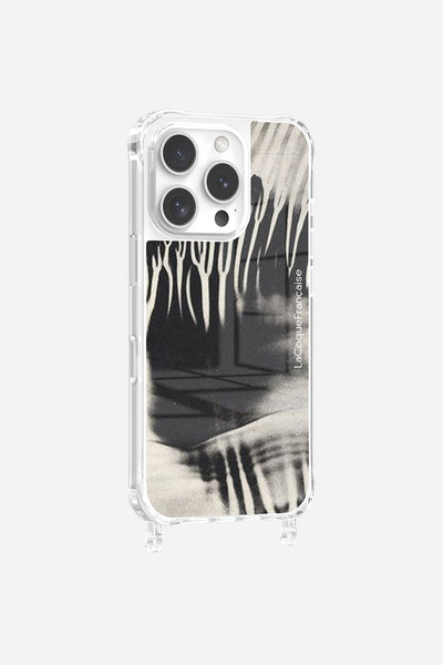 Coque Anneaux Imprimee Black Abstract