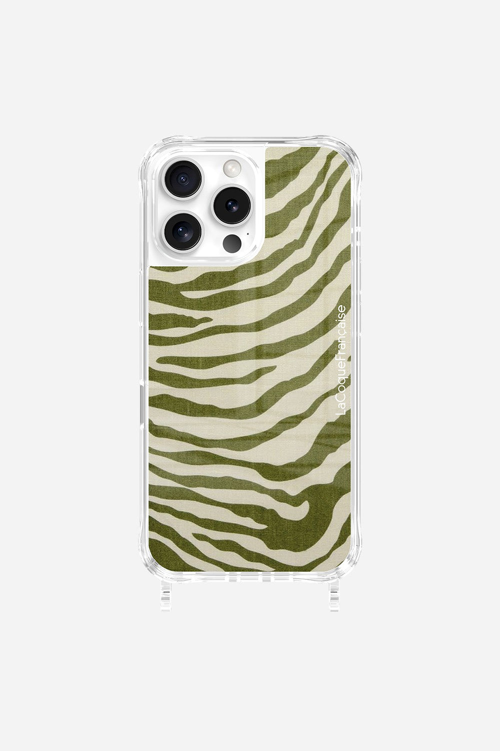 Coque Anneaux Imprimee Zebre Vert