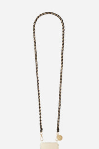 Chaine Longue Lou Noir 120 cm