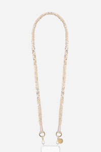 Della beige braided cord