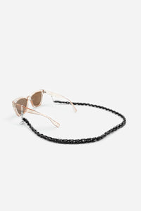 Lou Black Eyeglass Chain Jewelry 72 cm