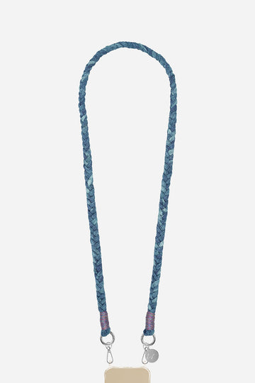Cordon tresse Della effet denim brut
