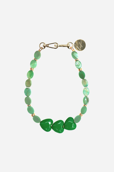 Chaine Courte Amy Vert 40 cm