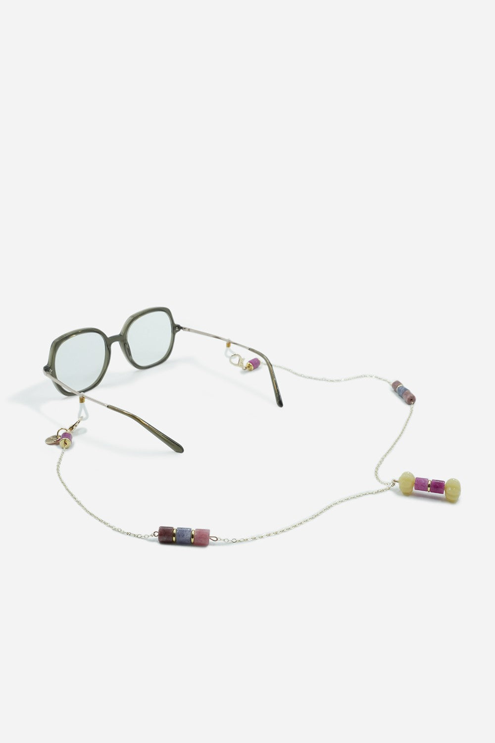 Bijoux Chaine De Lunettes Lior Violet 72 cm