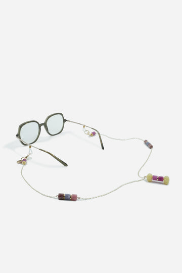 Bijoux Chaine De Lunettes Lior Violet 72 cm