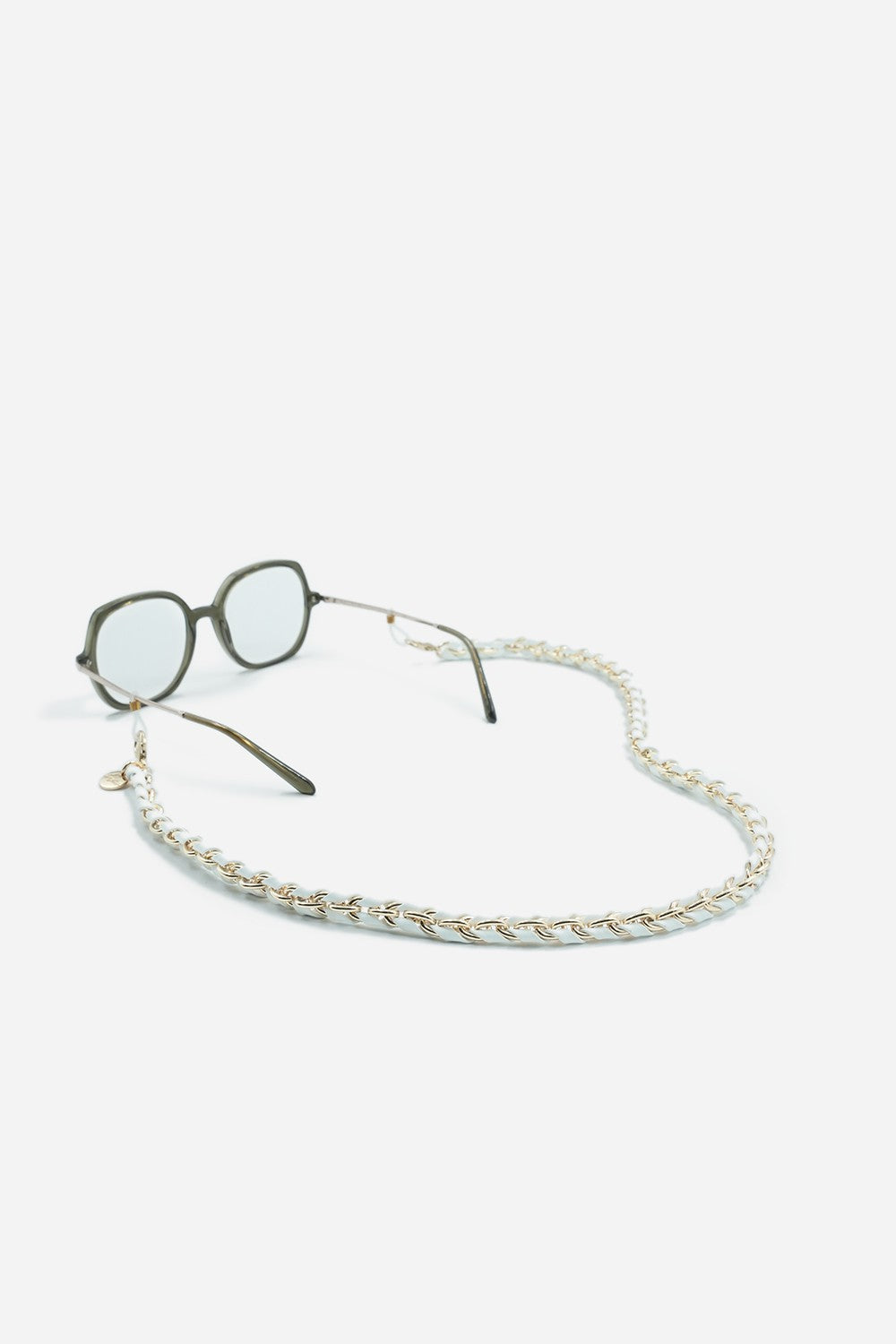 Bijoux Chaine De Lunettes Lou Blanc 72 cm