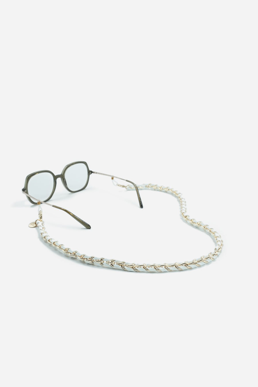 Bijoux Chaine De Lunettes Lou Blanc 72 cm