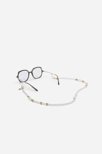 Bijoux Chaine De Lunettes Sola Blanc 72 cm